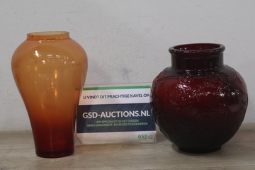 Afbeelding van Glazen vazen 2 stuks'