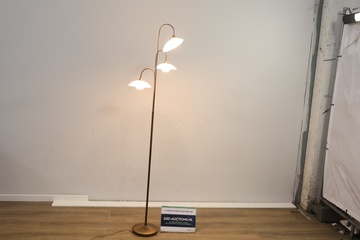 Afbeelding van Vintage 3-Koppige Messing Steinhauer Vloerlamp