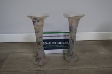 Afbeelding van Set Van 2 Rueven art glazen vazen