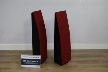 Afbeelding van Set van 2 Zwart/Rode Floating Speakers
