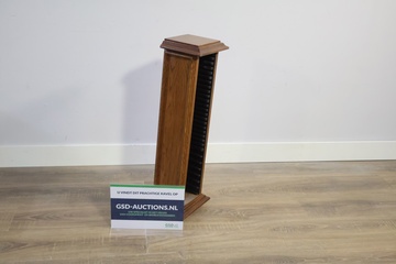Afbeelding van Vintage Houten Cd-Rek