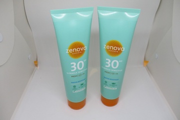 Afbeelding van 2xZENOVA SUNCARE zonnemelk factor 30 Sensitive150ml tube