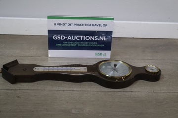 Afbeelding van Vintage houten weerstation