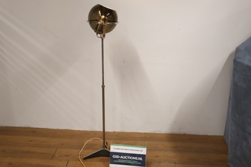 Afbeelding van Vintage Metalen 'Globe' Vloerlamp door Frank Ligtelijn