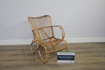 Afbeelding van Vintage Rotan fauteuil