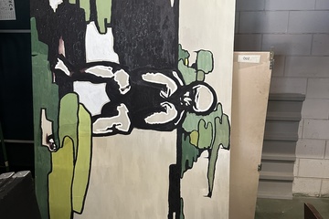 Afbeelding van 004. Schilderij 'de groene man'