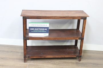 Afbeelding van Brocante Houten Sidetable, Bijzettafel