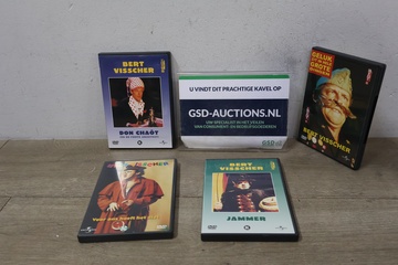 Afbeelding van DVD's van cabaretier Bert Visscher 4 stuks'