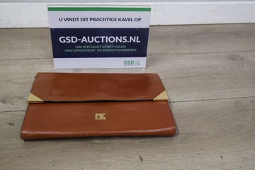 Afbeelding van Vintage leren aktetas van PE-Florence