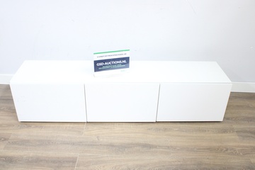 Afbeelding van Ikea Dressoir, TV-Meubel - met Glazen Blad