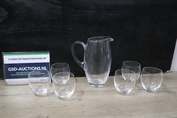 Afbeelding van Glazen kan met 6 glazen''