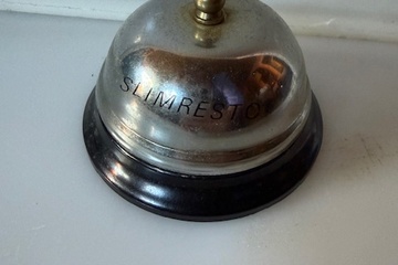 Afbeelding van Slimresto tafelbel / baliebel.  Deze klassieke servicebel is