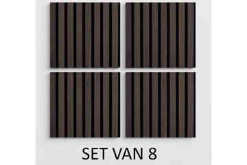 Afbeelding van Set van 20 Akoestische wandpanelen 2700 * 600 mm EBONY