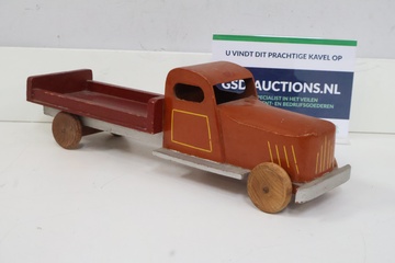 Afbeelding van Houten speelgoedvrachtwagen