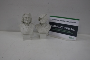Afbeelding van Franz Liszt & Richard Wagner Bustes