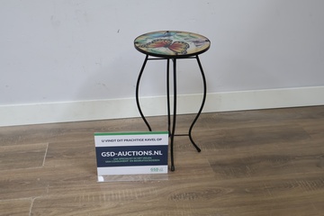 Afbeelding van Kleine kruk met vlinderprint