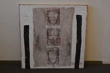 Afbeelding van Schilderij van Jeanne Beenackers: 'Geschilderde gedachten'