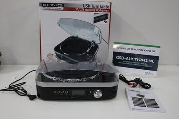 Afbeelding van Konig HAV-TT25USB platenspeler met usb aansluiting
