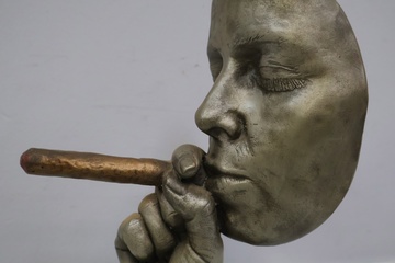 Afbeelding van Vintage Havana Man Sculptuur door John Cutrone