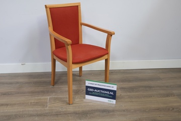 Afbeelding van Houten Seniorenstoel met Hoge Rugleuning