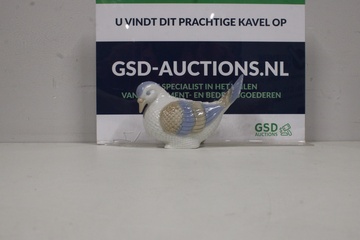 Afbeelding van Vintage 3-Kleurige Porseleinen Duif