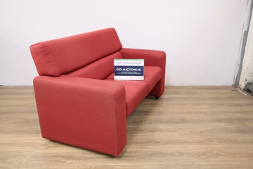 Afbeelding van 2-Zits Rood-Stoffen Bank''