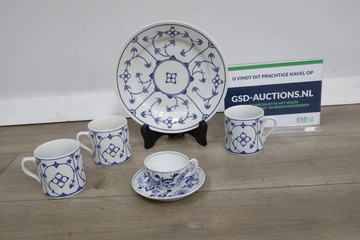 Afbeelding van Porselein met blauw decor