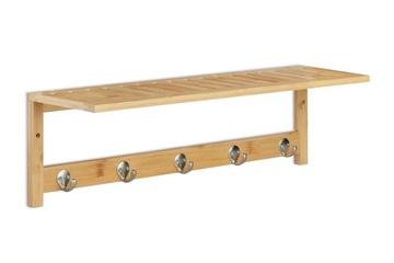 Afbeelding van Wandplank met 5 haken(388)