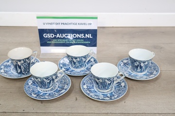 Afbeelding van 5-Paar Kop en Schotels