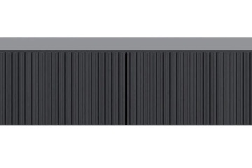 Afbeelding van Kaptafel Vesper zwevend - 110 cm - zwart