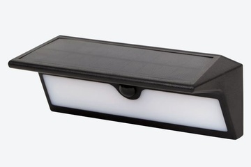 Afbeelding van Solar wandlamp | 600 lumen | Zwart | Bewegingssensor