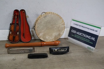 Afbeelding van Mix van muziekinstrumenten 6 stuks