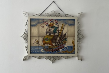 Afbeelding van Schilderij of een tegelpaneel van 10 tegels