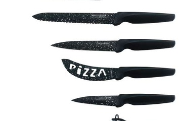 Afbeelding van Keukenmesset met marmeren coating 6delig