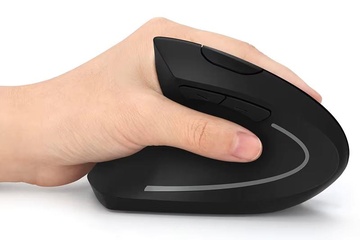 Afbeelding van Links handig Verticale Muis Ergonomische 2.4Ghz Draadloze