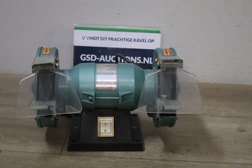 Afbeelding van Interkrenn dubbele werkbankslijpmachine