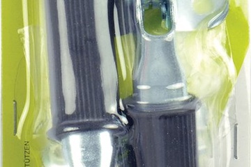 Afbeelding van Dresco Voetsteunen fiets - Universeel - Chroom/Zwart