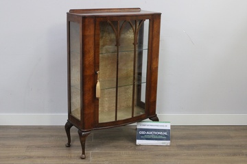 Afbeelding van Antiek Wortelnotenhouten Drankenkast, Servieskast