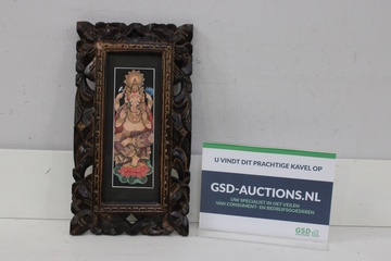 Afbeelding van Vintage Decoratief Ganesha-Schilderijtje