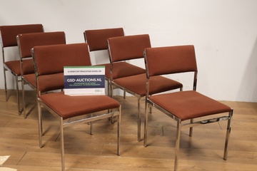 Afbeelding van 6 Vintage Pastoe Stoelen - SM07 - Cees Braakman