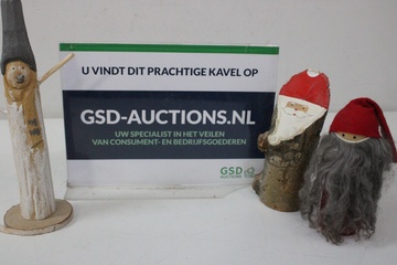 Afbeelding van Set van 3 Boomstammannetjes''