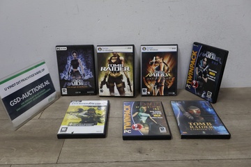 Afbeelding van PC games van Tomb Raider 6 stuks en Counter Strike'