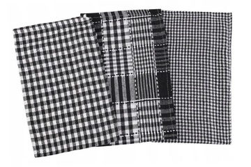 Afbeelding van 12x Vaatdoeken in tijdloos design zwart