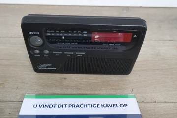 Afbeelding van Draagbare digitale radio met wekker