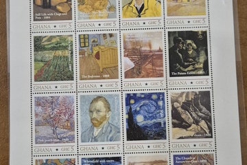 Afbeelding van Postzegels van gogo 20 most fameus works
