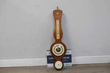 Afbeelding van Vintage houten weerstation