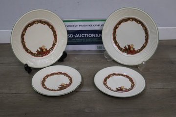 Afbeelding van Set van 4 Wedgwood Christmas Time Borden