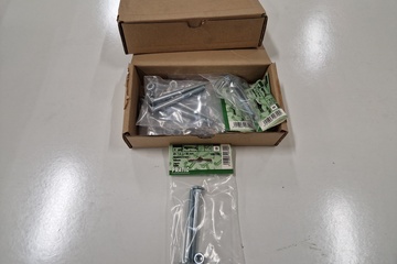 Afbeelding van 10 zakjes houtbouten verzinkt 