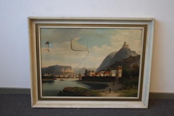 Afbeelding van Opknapper! Schilderij met landschap