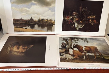 Afbeelding van Wereld bekende schilderij prints uit museum (*1)